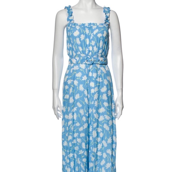 🚫SOLD🚫 Faithfull the Brand Floral Belted Jumpsuit Sz 6 - Picture 3 of 6